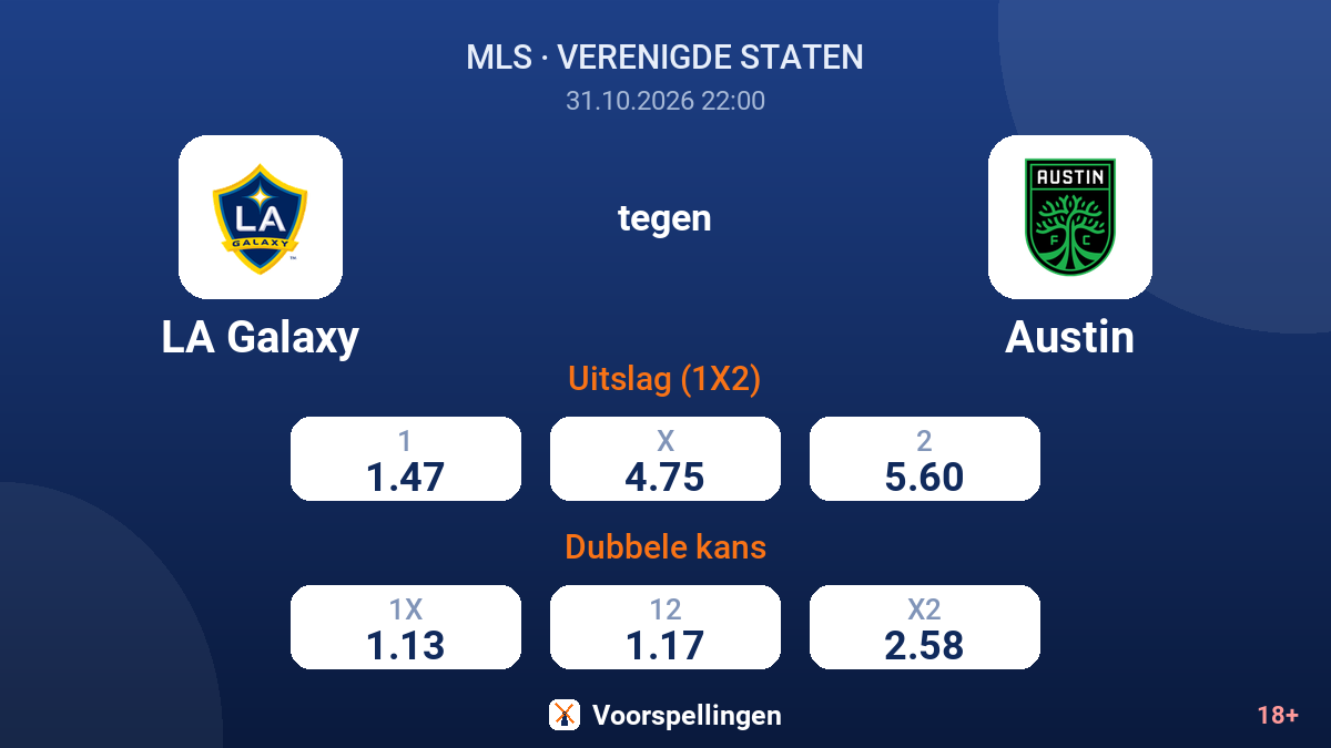 LA Galaxy - Austin — quoteringen