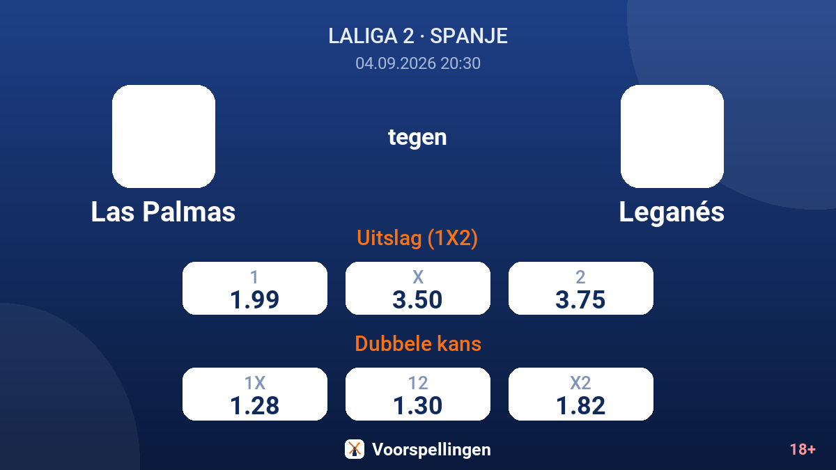 Las Palmas - Leganés — quoteringen