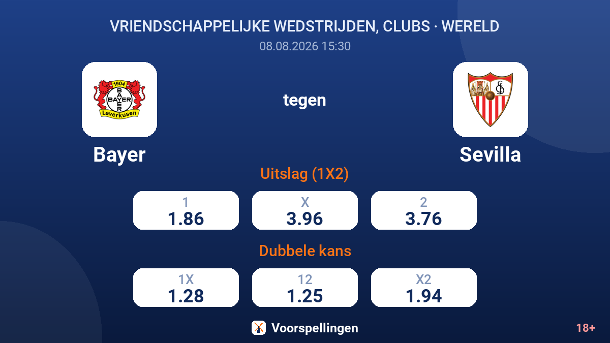 Bayer - Sevilla — quoteringen