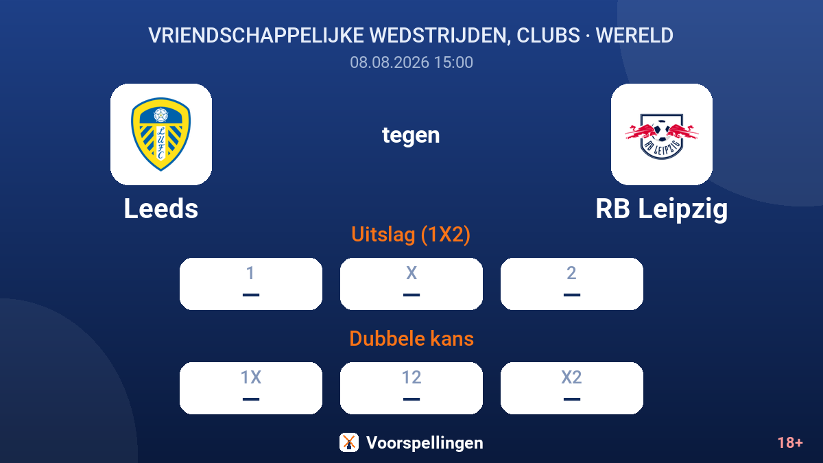 Leeds - RB Leipzig — quoteringen