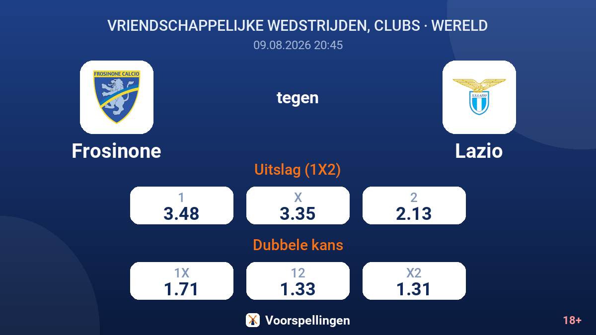 Frosinone - Lazio — quoteringen