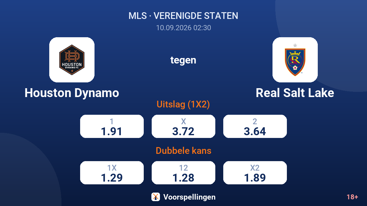 Houston Dynamo - Real Salt Lake — quoteringen