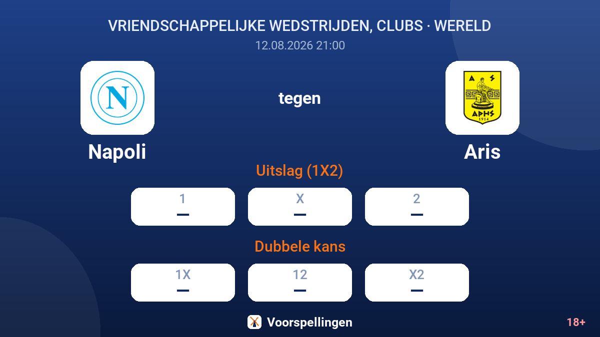 Napoli - Aris — quoteringen