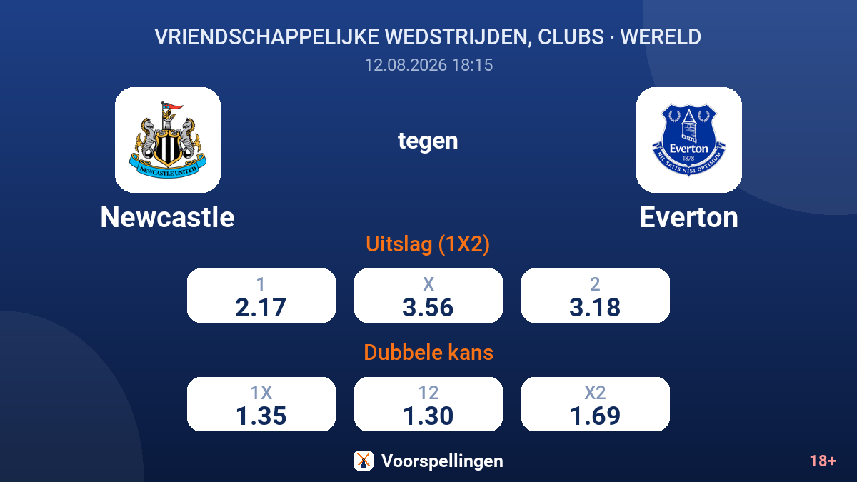 Newcastle - Everton — quoteringen