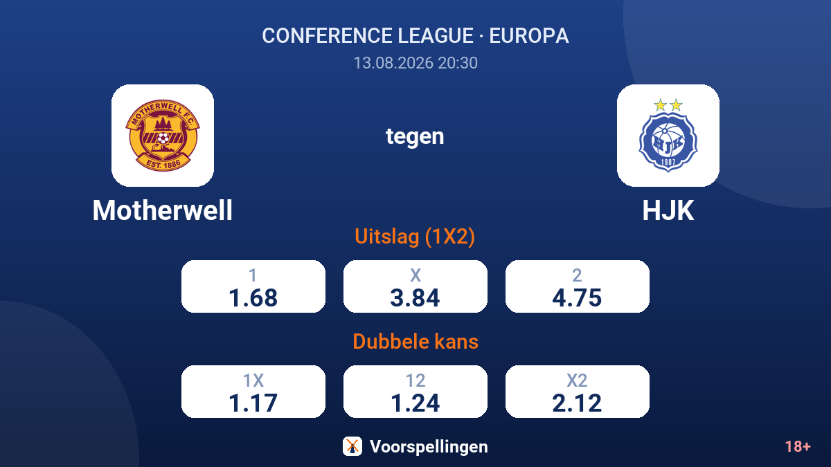 Motherwell - HJK — quoteringen