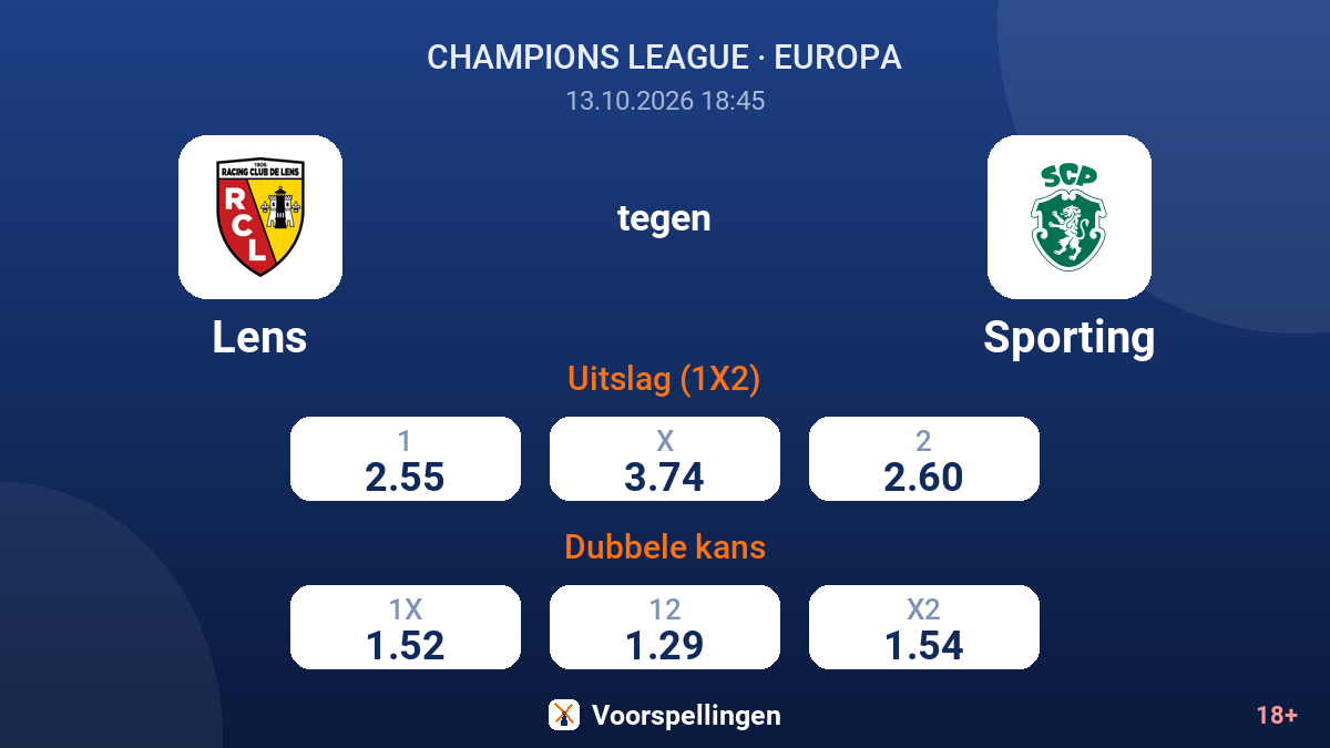 Lens - Sporting — quoteringen