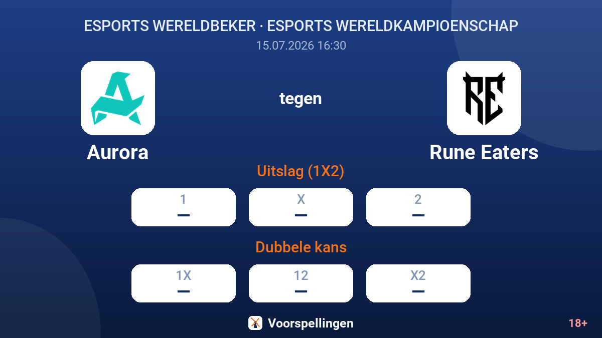 Aurora tegen Rune Eaters — quoteringen