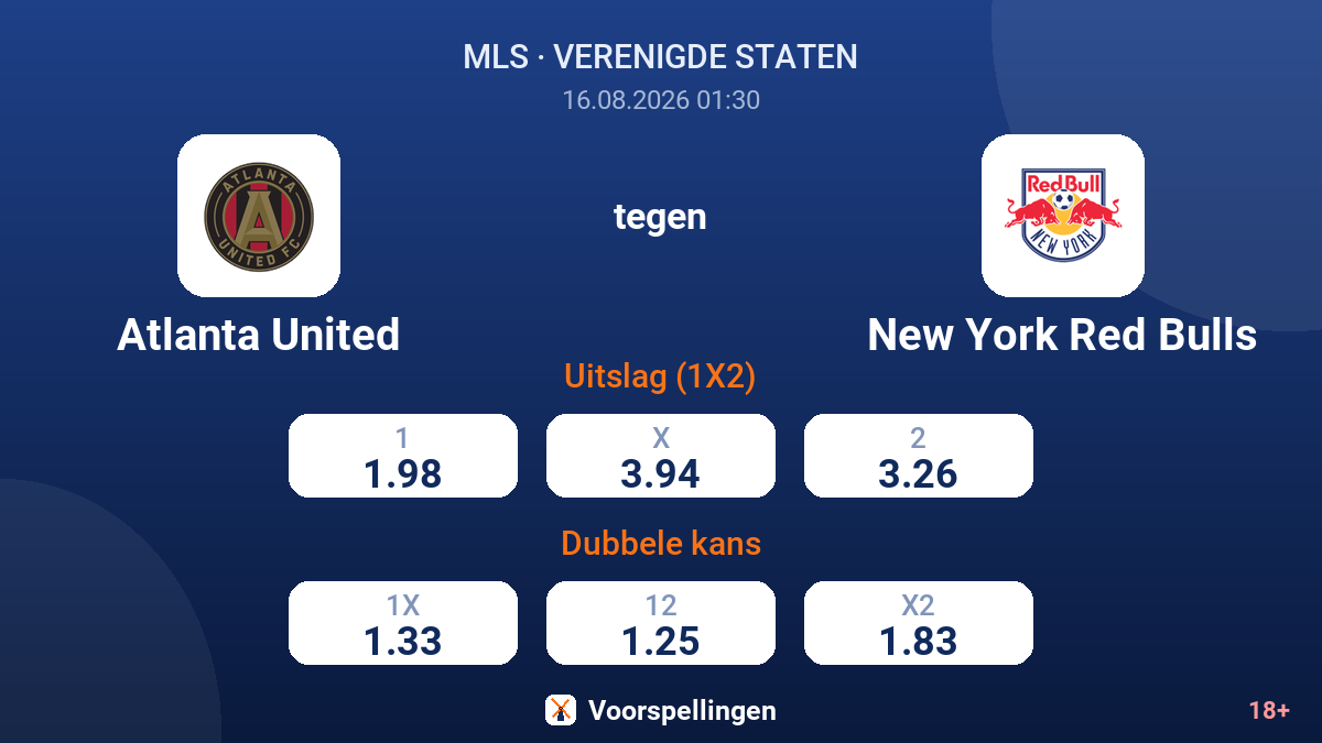 Atlanta United - New York Red Bulls — quoteringen