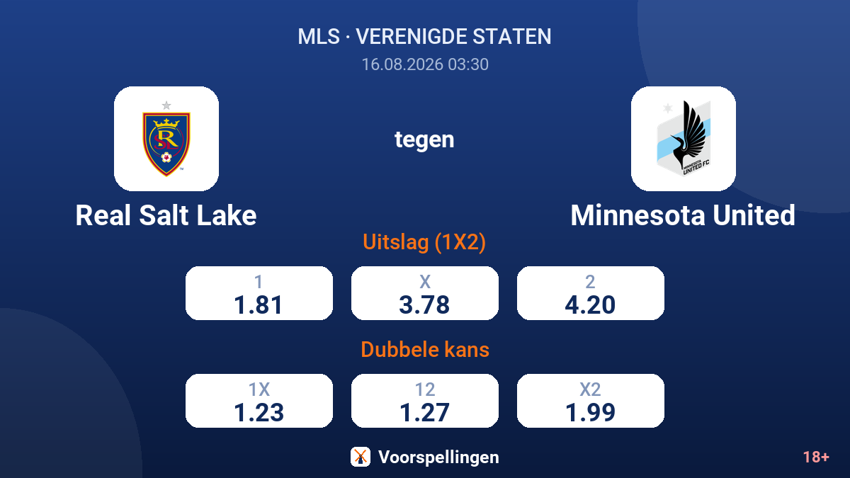 Real Salt Lake - Minnesota United — quoteringen