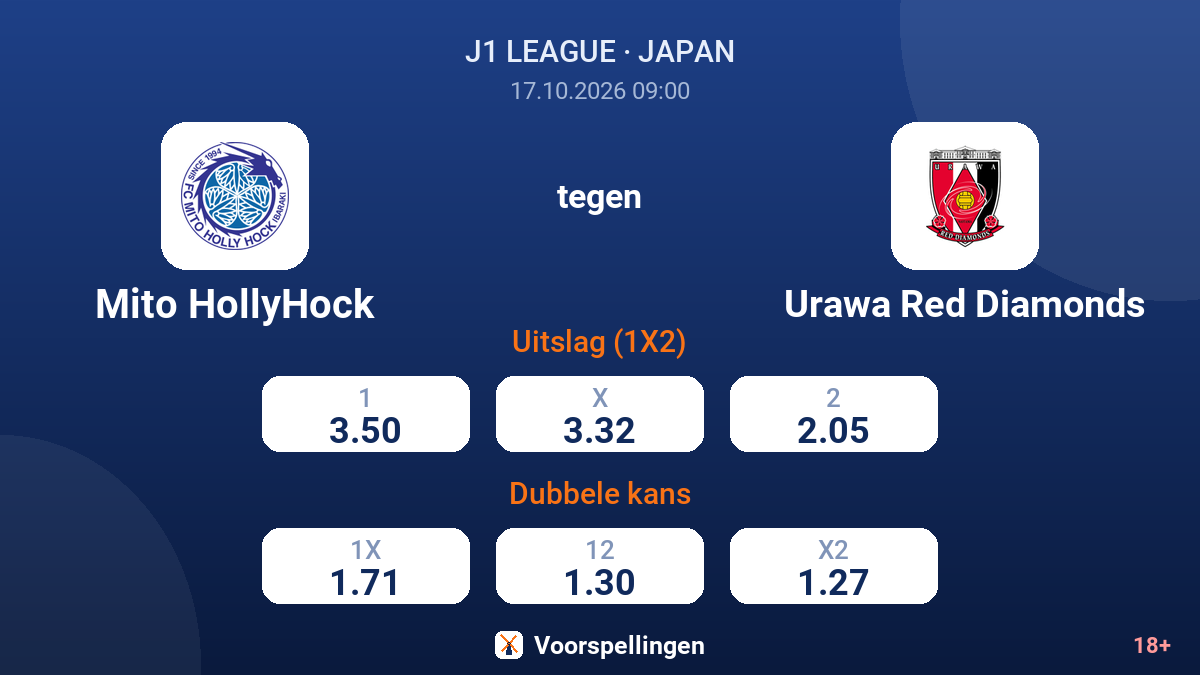 Mito HollyHock - Urawa Red Diamonds — quoteringen