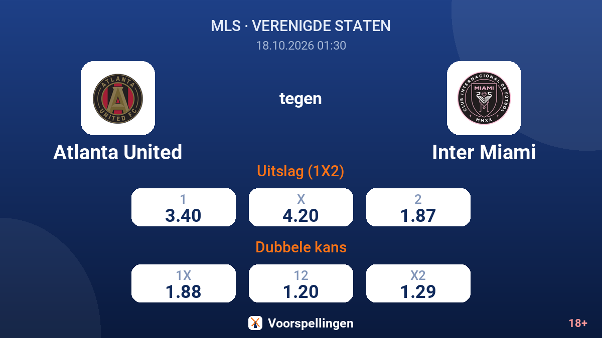 Atlanta United - Inter Miami — quoteringen
