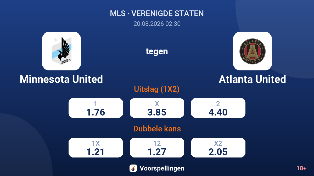 Minnesota United - Atlanta United — quoteringen