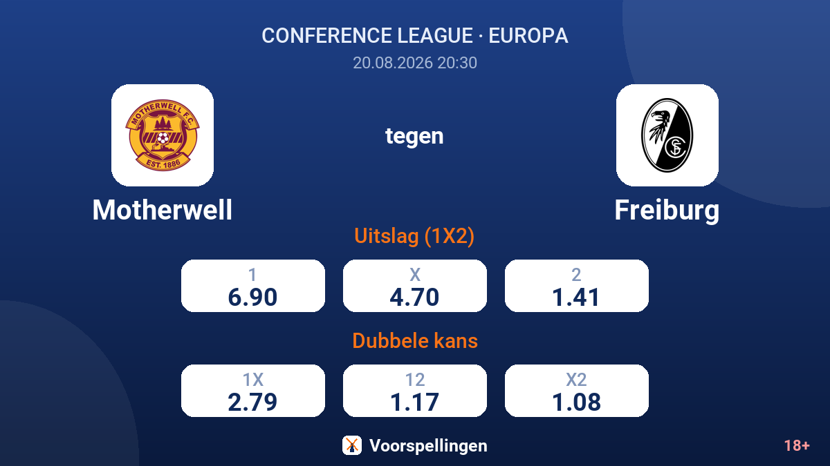 Motherwell - Freiburg — quoteringen