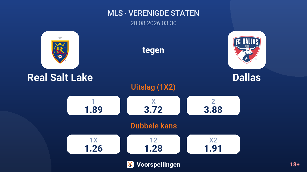 Real Salt Lake - Dallas — quoteringen