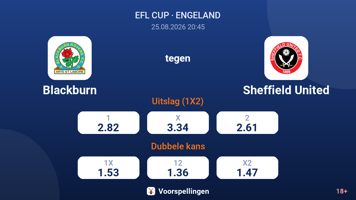 Blackburn - Sheffield United — quoteringen