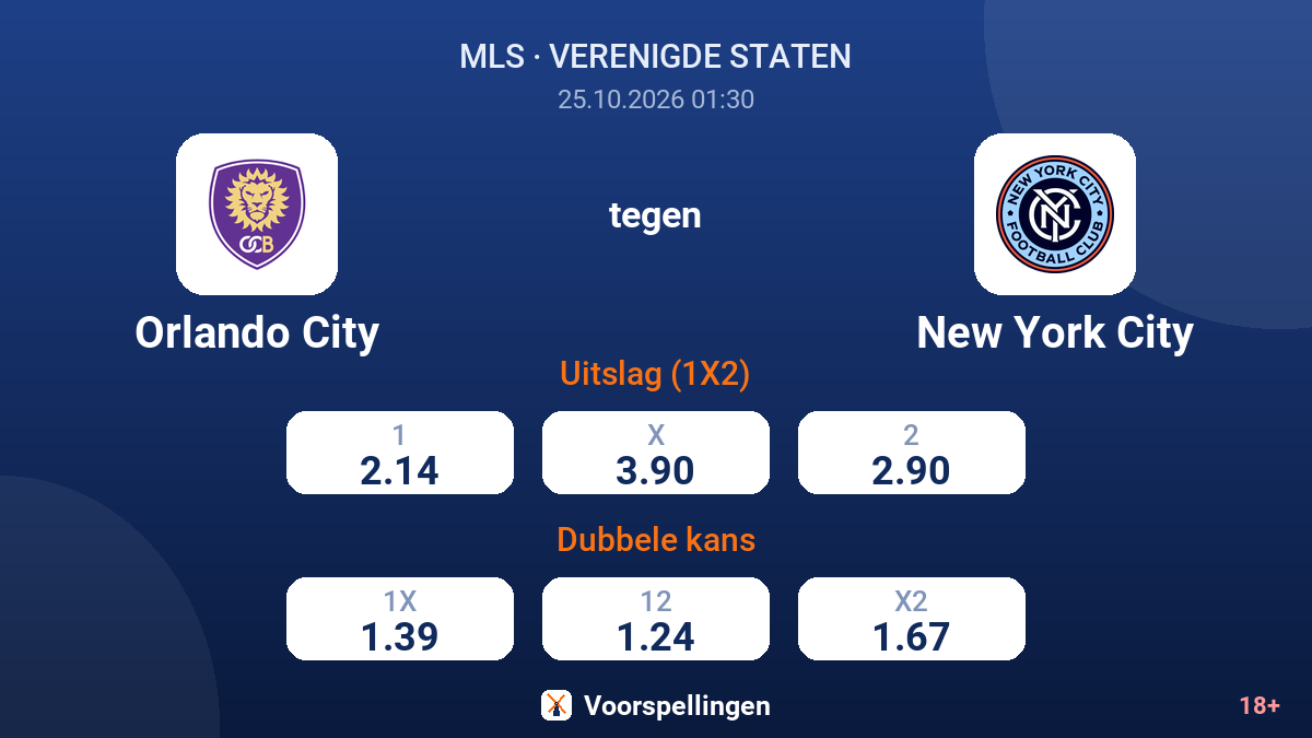 Orlando City - New York City — quoteringen