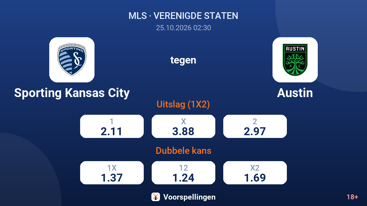 Sporting Kansas City - Austin — quoteringen