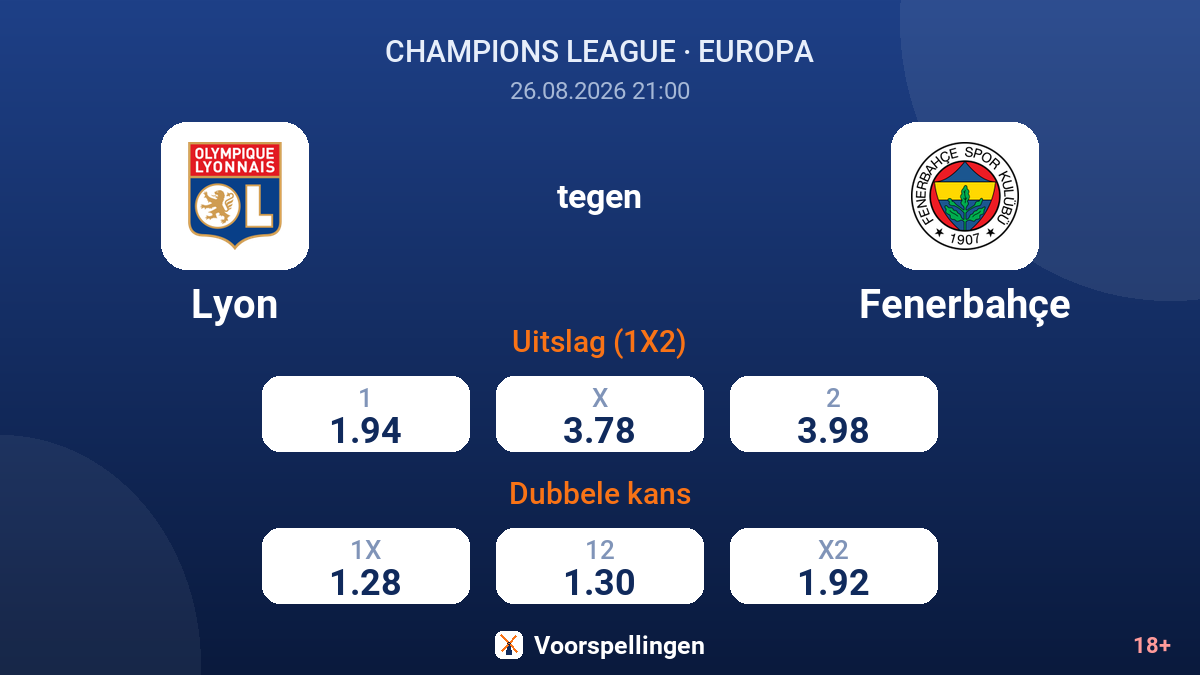 Lyon - Fenerbahçe — quoteringen
