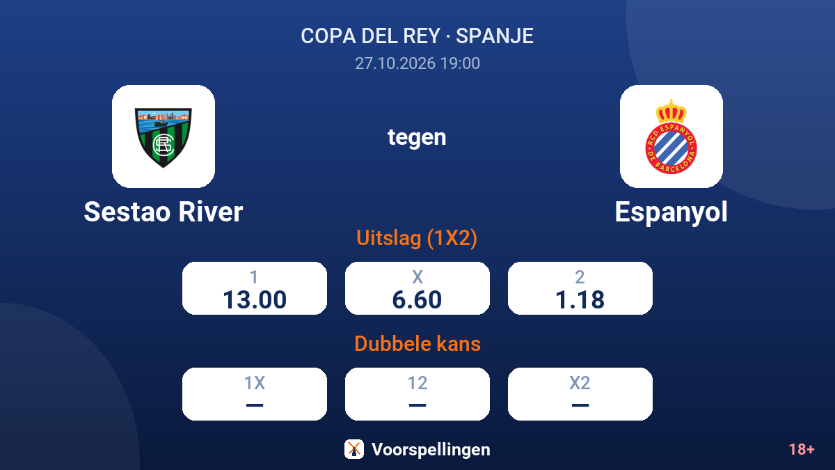 Sestao River - Espanyol — quoteringen