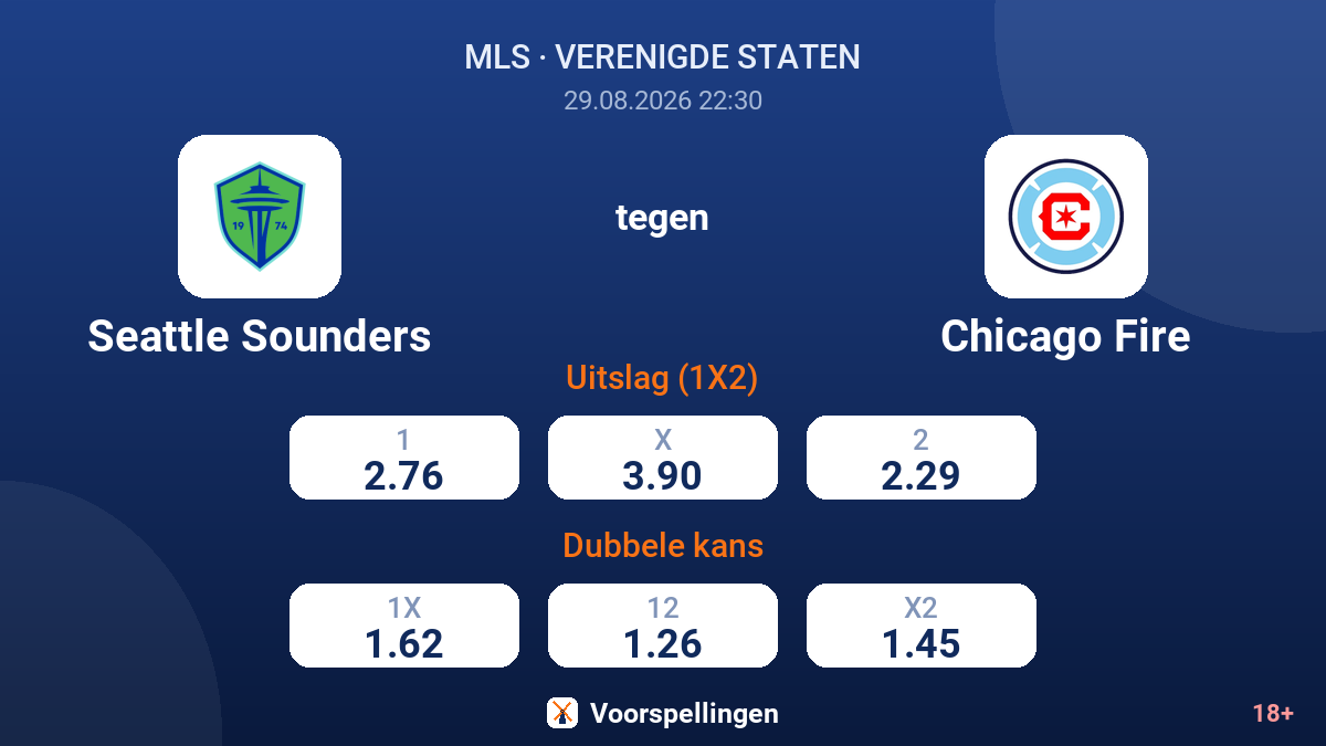Seattle Sounders - Chicago Fire — quoteringen