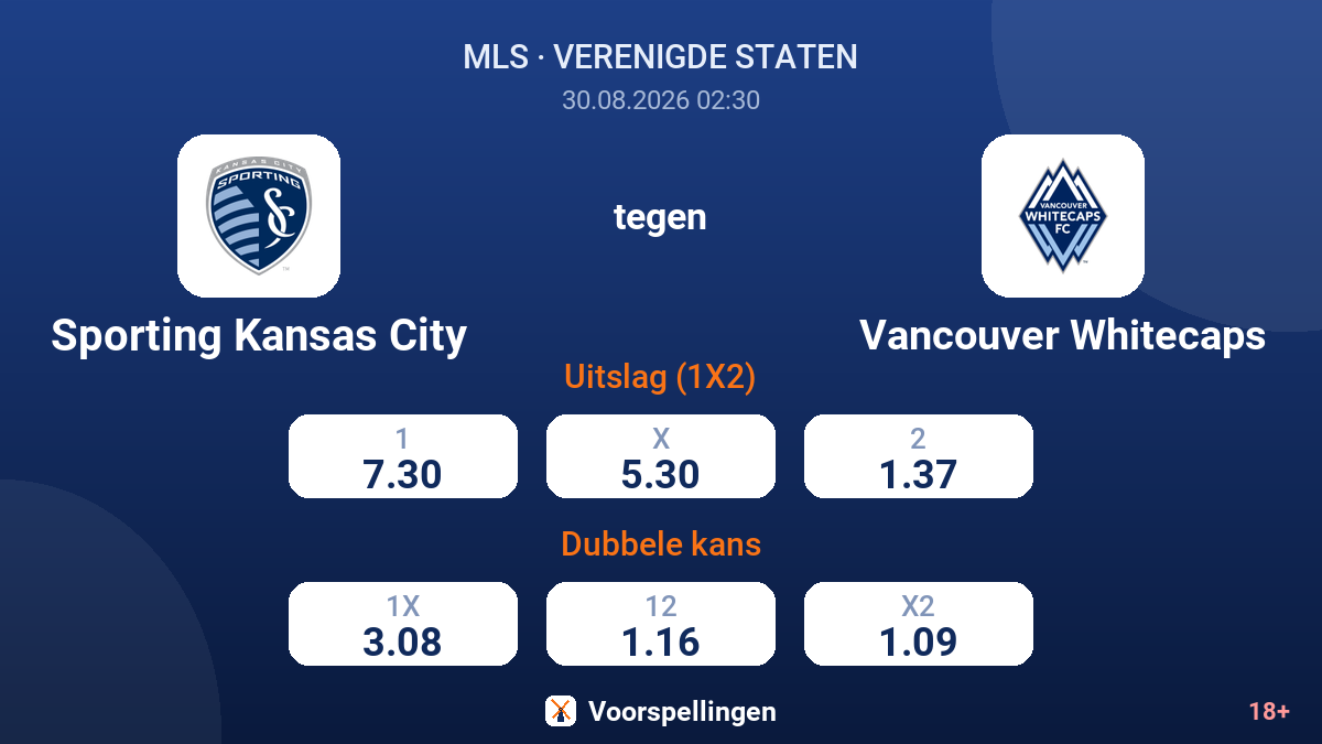 Sporting Kansas City - Vancouver Whitecaps — quoteringen
