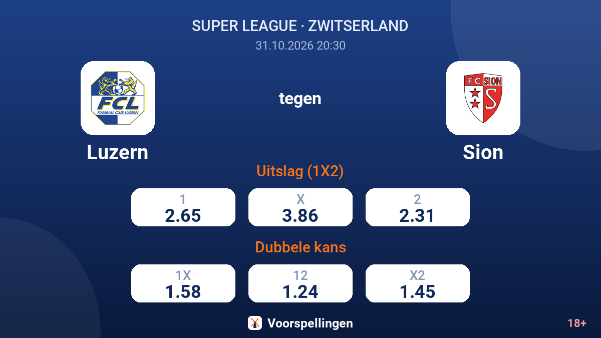 Luzern - Sion — quoteringen