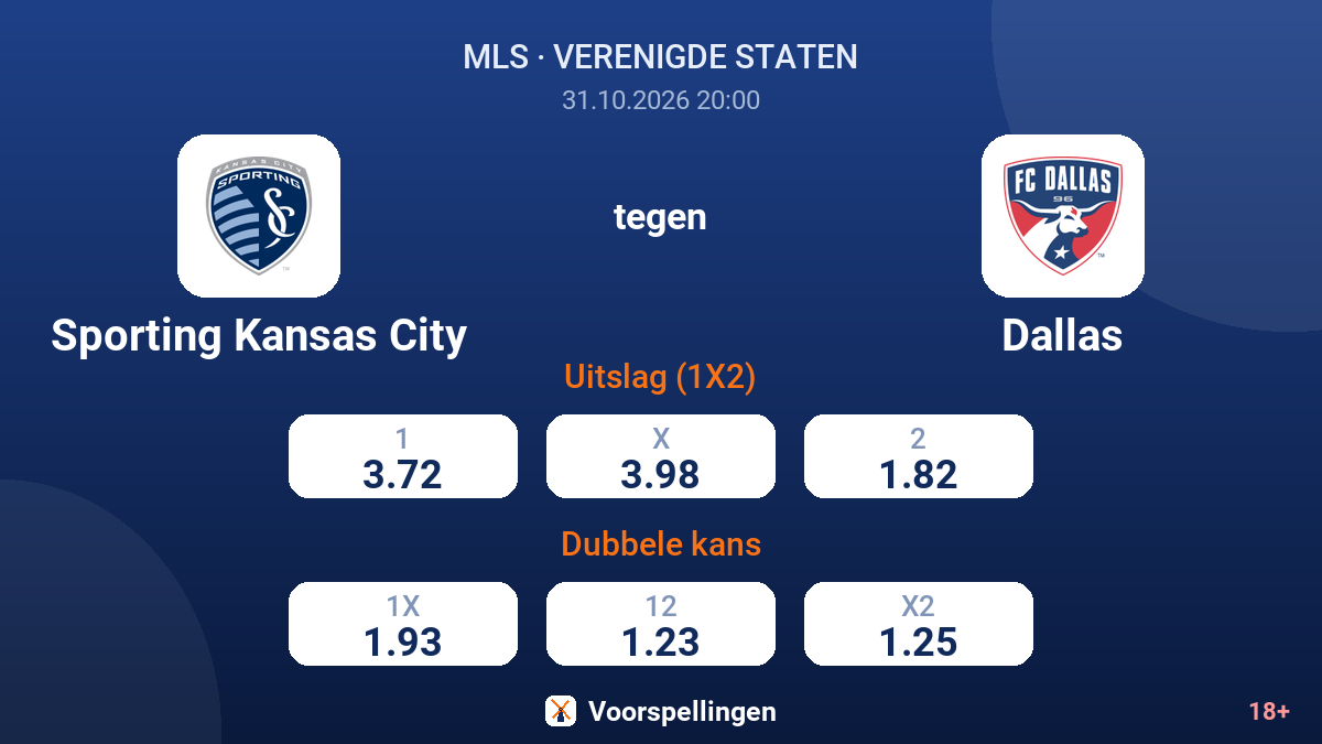 Sporting Kansas City - Dallas — quoteringen